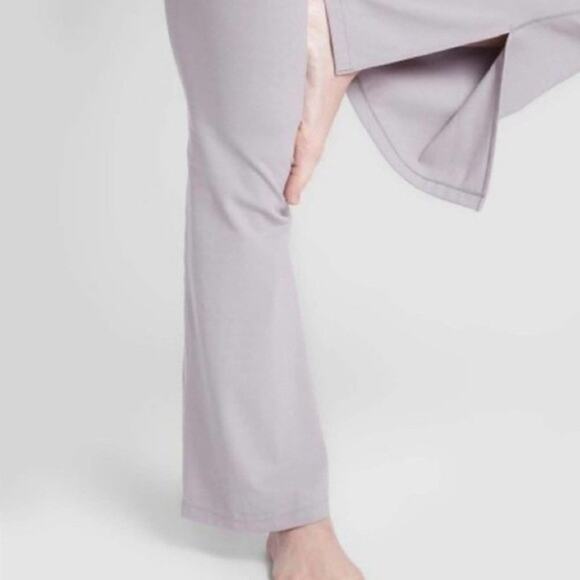 Athleta Barre Kick Flare pants, leggings, yoga, stretch, comfort, Gray, S - Picture 8 of 8